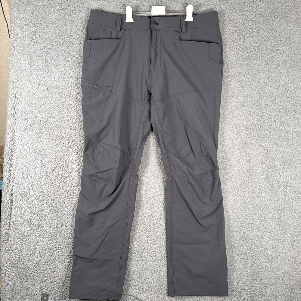 Brunt Costello Tech Pant Mens 38x32 (40x32) Gray Ripstop Cargo Lightweight